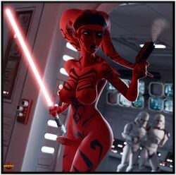 3d blender clone_wars darth_talon futanari futanari snafusevsix star_wars