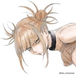1girls 2d 2d_(artwork) 2d_artwork areola areolae average_breasts bare_arms bare_breasts bare_chest bare_nipples bare_shoulders bare_skin bare_tits black_choker blonde-haired_female blonde_female blonde_hair blonde_hair_female blunt_bangs boku_no_hero_academia breasts choker completely_naked completely_naked_female completely_nude completely_nude_female digital digital_art digital_drawing digital_drawing_(artwork) digital_media digital_media_(artwork) double_bun drawing exposed_arms exposed_breasts exposed_chest exposed_nipples exposed_shoulders exposed_skin female female_focus female_only frown frown_eyebrows frowning frowning_at_viewer fully_naked fully_nude hair_bun hanging_breasts head_tilt hex_mamaniac high_resolution highres himiko_toga leaning leaning_forward looking_at_viewer medium_breasts my_hero_academia naked naked_female naked_woman nipples nude nude_female nudity pink_areola pink_areolae pink_nipples shoulders simple_background sketch solo tilted_head toga_himiko topless topless_female twin_buns uncensored uncensored_breasts uncensored_nipples upper_body white_background yellow-eyed_female yellow-haired_female yellow_eyes yellow_hair