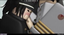 1boy 1girls 2024 3d angry angry_eyes annoyed antares_imperium background black_hair black_uniform blowjob blush buckle cap centaura cock_in_mouth dated day daytime dead_ahead_(roblox) discord_tag female_focus hand_on_head hat holding_head irritated leo_arden letterbox letterboxed made_using_roblox male medal medallion military military_cap military_uniform moosty mouth_bulge naval naval_uniform navy non-commissioned_officer_(dead_ahead_roblox) officer officer_uniform officer_uniform_(dead_ahead_roblox) on_boat one_eye_closed outside pouch pouches precum precum_drip roblox roblox_game robloxian self_upload strap tagme watermark white_body white_girl white_skin