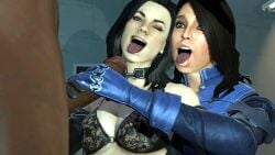 3d ashley_williams james_vega mass_effect miranda_lawson tagme