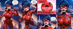 ai_generated bondage gag ladybug_(character) marinette_dupain-cheng miraculous_ladybug tagme