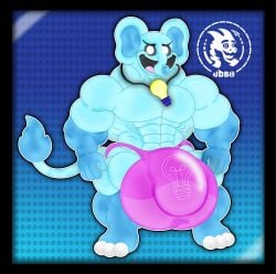 abs anthro anthro_on_anthro anthro_only balls big_balls blue_body bubba_bubbaphant bulge clothed clothing critters_(poppy_playtime) cyan_body cyan_fur cyan_skin detailed_bulge elephant elephantid furry_only genitals hi_res huge_balls hyper hyper_balls hyper_genitalia jdbo-arts jewelry male male/male mammal mob_entertainment muscular necklace no_humans pecs penis poppy_playtime poppy_playtime_(chapter_3) proboscidean sex smile smiley_face smiling_critters solo tagme trunk trunk_(anatomy) underwear