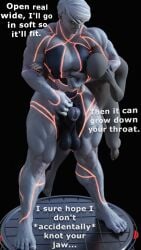 3d flaccid forced futanari hdregrets horsecock imminent_rape male muscular muscular_futanari seth_(street_fighter) sheath sheath_play size_difference street_fighter