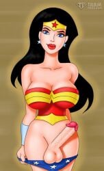 1girls ape breasts dc dc_comics dcau dickgirl erect erected erection female female futanari futanari genitals glans gynomorph herm hermaphrodite homo_sapiens human intersex mammal newhalf nipples penis primate sheboy shemale tram_pararam warner_bros warner_brothers wonder_woman wonder_woman_(series)