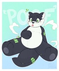 5:6 badger eyewear glasses hi_res jintally kinktober male mammal mustelid musteline plushie stitch_(sewing) transformation