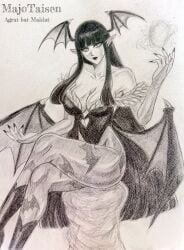 agrat_bat_mahlat drawn majo_taisen morrigan_aensland succubus