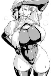 armpits ass big_ass big_breasts black_and_white breast_grab busty butt curvy curvy_body curvy_female curvy_figure curvy_hips curvy_thighs fate/apocrypha fate_(series) gigantic_ass gigantic_breasts gigantic_thighs hips huge_breasts jeanne_alter jeanne_d'arc_(fate) nia_i short_hair thick_ass thick_hips thick_legs thick_thighs toned toned_belly toned_body toned_female toned_legs toned_stomach voluptuous