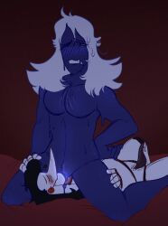 1boy 1cuntboy black_penis chest_hair completely_naked completely_nude cunnilingus cuntboy deltarune deltarune_chapter_2 gay intersex licking_pussy naked nude penis rouxls_kaard spamton_g_spamton tagme undertale_(series)