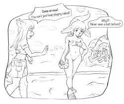 absurd_res anthro beach blush canid canine duo exhibitionism female fox genitals hi_res kelsey_chianoko lizard male mammal mouse murid murine nude nudist public pussy reptile rodent scalie seaside sport volleyball