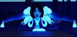 3d 3d_(artwork) artificial_intelligence big_breasts big_penis blender_(software) blue_body blue_skin breasts cortana feet foot_fetish futa_only futanari glowing glowing_body glowing_eyes halo halo_(game) halo_(series) hologram intersex jack-o_pose jackochallenge legs legs_apart looking_at_viewer nipples penis resting_on_arms self_upload toes wet_cheetos