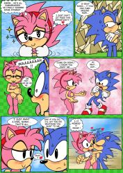 amy_rose classic_amy_rose classic_sonic comforting embarrassed kissing nude nude_female public public_bath public_nudity raianonzika sonic_(series) sonic_cd sonic_the_hedgehog wholesome zerbukii