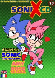 amy_rose blush cameltoe classic_amy_rose classic_sonic embarrassed panties_only raianonzika sonic_(series) sonic_cd sonic_the_hedgehog topless zerbukii