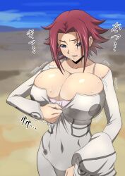 1girls breasts bursting_breasts code_geass female huge_breasts iwao178 kallen_stadtfeld tagme