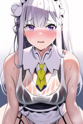 emilia (re:zero) from re:zero kara hajimeru isekai seikatsu by arise kaguya