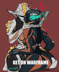 big_ass big_breasts breasts bubble_butt dare_to_exist female huge_ass mesa_(warframe) mesa_prime_(warframe) valkyr_(warframe) warframe yuri