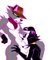 anthro big_balls big_penis border_collie canid canine couple couple_(romantic) couple_love dog domestic_dog doug_(tnar) furry furry_only gay male male_only oral oral_sex procyonid raccoon ray_(tnar) those_nights_at_rachel's traced yaoi