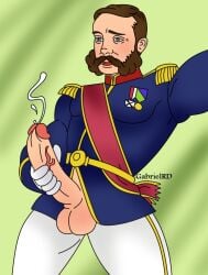 alfonso_xii_of_spain army army_uniform big_balls big_penis breasts cum cumming ejaculation gabrielrd gay history male male_only masturbation monarch royal royalty solo solo_male spain spanish uniform vein veiny_penis yaoi