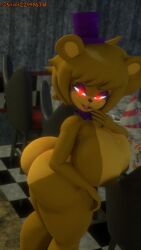 3d animatronic anthro ass big_ass big_breasts cally3d clazzey cryptiacurves fazclaire's_nightclub female five_nights_at_freddy's fnaf fredbear_(fnaf) freddy_(fnaf) fredina's_nightclub fredina_(cally3d) frenni_(cryptia) frenni_fazclaire furry glowing_eyes huge_ass huge_breasts scottgames silver2299 solo