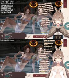 1girls 3girls ahegao brown_hair chat circle_button deity discord_tag edit english_text european_mythology feather_hair_ornament female fondling gameplay_mechanics god_of_war greek_mythology hetero hololive hololive_english hololive_english_-council- hololive_english_-promise- kratos leda light-skinned_female light_skin long_hair monster_girl multiple_girls mythology nanashi_mumei nude nude_edit orange_eyes persephone pov public_domain regisvine2078 rolling_eyes streaming text tongue_out twitter_username upper_body virtual_youtuber