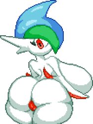 1girls ass_bigger_than_body ass_bigger_than_breasts ass_bigger_than_head big_ass big_breasts big_butt breasts_bigger_than_body breasts_bigger_than_head breasts_bigger_than_torso female female_gallade female_only gallade game_freak hourglass_figure huge_ass huge_breasts hyper_ass hyper_breasts mega_evolution mega_gallade naked naked_female nintendo nude nude_female pixel pixel_(artwork) pixel_art pokemon pokemon_(species) pussy rule_63 sabs3 solo sprite sprite_art tagme transparent_background vagina