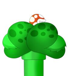 2d ass ass_dough ass_focus big_ass big_butt green_ass groping_ass huge_ass huge_butt hyper hyper_ass hyper_butt looking_back mario_(series) nintendo no_eyes piranha_plant plant plantie sharp_teeth tagme terebision transparent_background warp_pipe