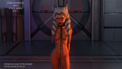 1girls 3d abs ahsoka_tano airress3d_(3d-modeller) angry angry_expression angry_face arms_up ass ball_gag big_ass big_butt big_thighs blender blender_(software) blender_cycles bondage bound_wrists breasts captured captured_heroine chained chained_up chains club cum cum_in_mouth cum_in_pussy cum_on_body cum_on_breasts cum_on_face cumshot female female_only fully_nude hands_behind_head hands_up naked naked_female navel neckwear nipple_piercing nipples patreon patreon_username piercing pussy pussy_juice restrained self_upload slave slave_girl solo spread_legs star_wars submissive submissive_female sweat sweatdrop sweating sweaty sweaty_body teenage_female teenager tired tired_expression tired_look togruta training typiconart visual_novel