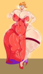 jessica rabbit (cosplay) from smiling friends by attackheat