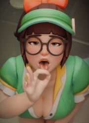 honeydew mei from overwatch by fugtrup