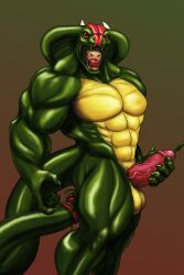 2019 anal anal_sex anthro ball_gag balls blindfold bodily_fluids bovid bovine cattle colored_cum cum duo envy_(garuganto) erection facial_piercing fangs gag garuganto genital_fluids genitals goo_creature goo_cum green_cum hi_res humanoid_genitalia humanoid_penis male male/male mammal muscular muscular_male nose_piercing nose_ring pecs penetration penis piercing reptile ring_piercing rwolf scalie simple_background snake story story_in_description tail tail_fetish tail_in_ass tail_in_own_ass tail_insertion tail_play teeth unusual_bodily_fluids unusual_cum unusual_genital_fluids