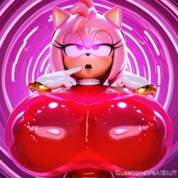 amy rose from sonic (series) by questionableaistuff