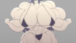 1girls abs animated biceps big_breasts big_muscles big_thighs bikini breast_expansion breasts fblue female female_focus flexing forced giant_female giantess giantess_growth gigantification giratina growth hex_maniac huge_breasts hyper hyper_breasts hyper_muscles light-skinned_female light_skin macro muscle_growth muscular muscular_female pokemon pokemon_(species) purple_bikini purple_eyes purple_hair ripped_clothing ripping_clothing tagme thick_thighs tight_clothing video