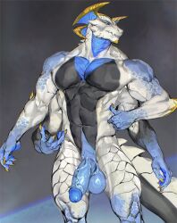 2021 4_arms abs anthro balls ballsack biceps big_balls big_penis blue_balls blue_penis claws dangling_penis dangling_testicles dragon flaccid foreskin frown gay gay_male genitals glans heavy_balls horn huge_balls huge_penis humanoid_genitalia intact looking_at_viewer low_hanging_balls low_hanging_testicles male male_only mouth_closed multi_arm multi_limb muscles muscular muscular_anthro muscular_male narrowed_eyes pecs penis portrait retracted_foreskin sagging_balls sagging_testicles saggy_balls scrotum simple_background solo standing testicles thebigslick three-quarter_portrait vein veiny_muscles veiny_penis white_body white_eyes