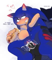 anthro blueseamoon chubby chubby_male cum cum_in_pussy cuntboy fat femboy intersex male pussy shadow_the_hedgehog sonic_(series) sonic_the_hedgehog sonic_the_hedgehog_(series) vagina vaginal_sex