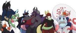 alex(dewwydartz) big_breasts breasts cinderace dani_(dewwydartz) dart(dewwydartz) dee(dewwydartz) delphox dewwydarts dewwydartz eva(dewwydartz) female gardevoir hisuian_zoroark john_(dewwydartz) lucario maggie(dewwydartz) nea(dewwydartz) pokemon pokemon_(species) raboot zoroark