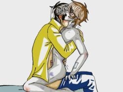 2boys anal baraagcph clothed clothing creepypasta erection hug male male_only marble_hornets masky multiple_boys multiple_males nude pants_down penetration penis sex sitting sitting_on_person sucking ticci_toby ticcimask uncensored yaoi