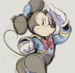 1boy 2019 bulge cosplay dandi digital_media_(artwork) disney donald_duck_(cosplay) furry furry_only latex latex_clothing latex_underwear male_only mickey_mouse rough_sketch sketch small_bulge underwear