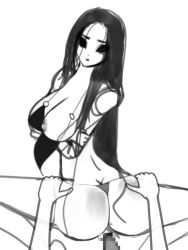 1boy 1girls areolae artist_request ass bikini breasts censored creepypasta female from_behind grabbing huge_breasts jane_the_killer long_hair looking_back male nipples partial_male penetration penis pov sex spread_legs tagme