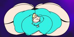 ass belly big_breasts breasts butt cyan_dress dress female female_focus female_only hair_covering_eye hands_on_belly huge_belly huge_breasts hyper hyper_ass hyper_belly lactating lactation_through_clothes laying_down lolsk looking_at_viewer mario_(series) massive_ass massive_butt nintendo nipple_bulge princess princess_rosalina solo solo_female tagme