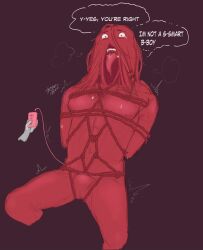 red guy (dhmis) from dont hug me im scared by starkatia