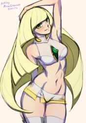 lusamine (pokemon) from nintendo by minacream