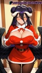 1female 1girls ai_generated albedo_(overlord) blush breasts christmas christmas_clothing christmas_outfit curvaceous curvaceous_body curvaceous_female curvaceous_figure electroworld erect_nipple erect_nipples female female female_focus happy_new_year highres horn horns inviting_to_sex new_year nipples nude nude_female overlord_(maruyama) pleasure_face pleasured_female pov santa_costume seductive seductive_female seductive_look seductive_pose see-through see-through_clothing see-through_top solo solo_female solo_focus tights trembling trembling_for_pleasure uncensored voluptuous voluptuous_female wet wet_body wet_skin xmas