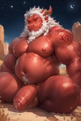 1boy abs ai_generated anthro balls bara belly big_pecs civitai colored_skin completely_nude completely_nude_male demon_boy dragon facial_hair flaccid foreskin horns large_pectorals looking_at_viewer male male_focus male_only mature mature_anthro mature_male monster monster_boy muscular muscular_anthro muscular_male navel nipples non-human nsfw nude nudity old_man pecs pectorals penis plump red_skin solo stomach testicles thick_thighs thighs uncensored veins veiny_penis white_hair