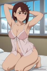 ai_generated ayase_momo candid dandadan lingerie momo_ayase nightgown pinku pinku.ai pinkuai sexy wallpaper