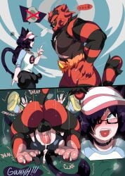 anal captain_kirb catboy femboy gay gloomyyuri incineroar males_only nekomimi pokemon pokemon_(species) pokephilia questionable_consent rape rosa_(pokemon) yaoi