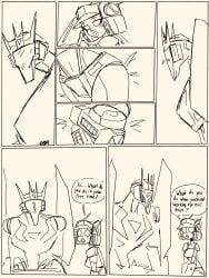 comic soundblaster soundblaster_(oc) soundwave sparkplug speech_bubble star-the-skeleton text_bubble transformers transformers_prime