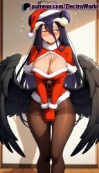 1female 1girls ai_generated albedo_(overlord) blush breasts christmas christmas_clothing christmas_outfit curvaceous curvaceous_body curvaceous_female curvaceous_figure electroworld erect_nipple erect_nipples female female female_focus happy_new_year highres horn horns inviting_to_sex new_year nipples nude nude_female overlord_(maruyama) pleasure_face pleasured_female pov santa_costume seductive seductive_female seductive_look seductive_pose see-through see-through_clothing see-through_top solo solo_female solo_focus tights trembling trembling_for_pleasure uncensored voluptuous voluptuous_female wet wet_body wet_skin wings xmas