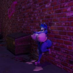 big_breasts breasts cleavage female furry huge_breasts hyper_breasts krystal nipples notsafeforgek tagme thick_thighs wide_hips