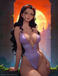 ai_generated female female_only lordofwaifus nico_robin one_piece swimsuit