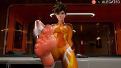 tracer from overwatch by alecat3d