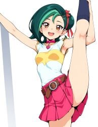 ai_generated kotori_mizuki small_breasts splits tori_meadows yu-gi-oh!_zexal